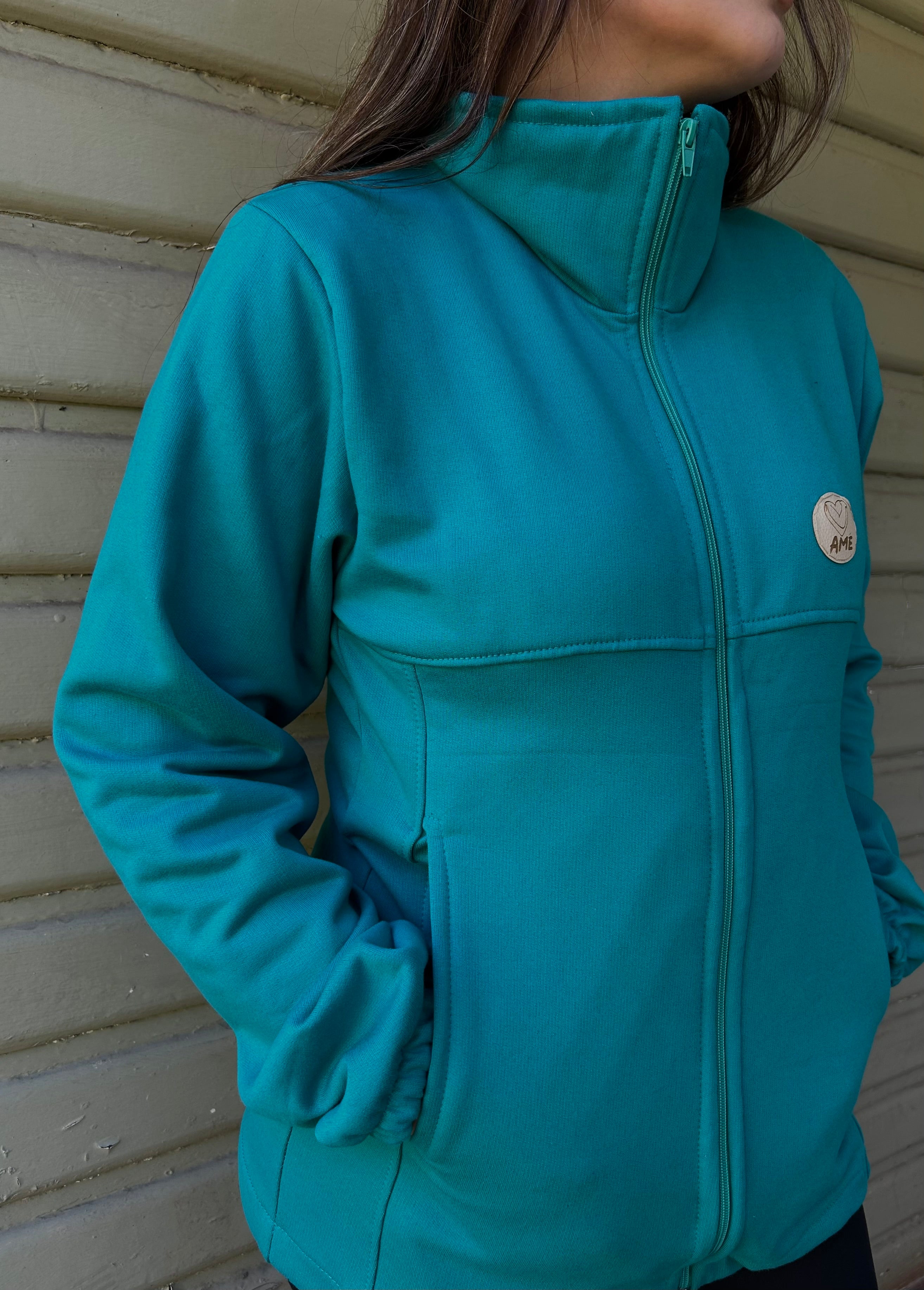 Polerón Montaña Teal Blue