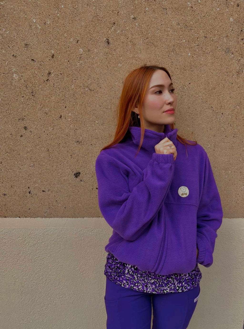Polar montaña morado