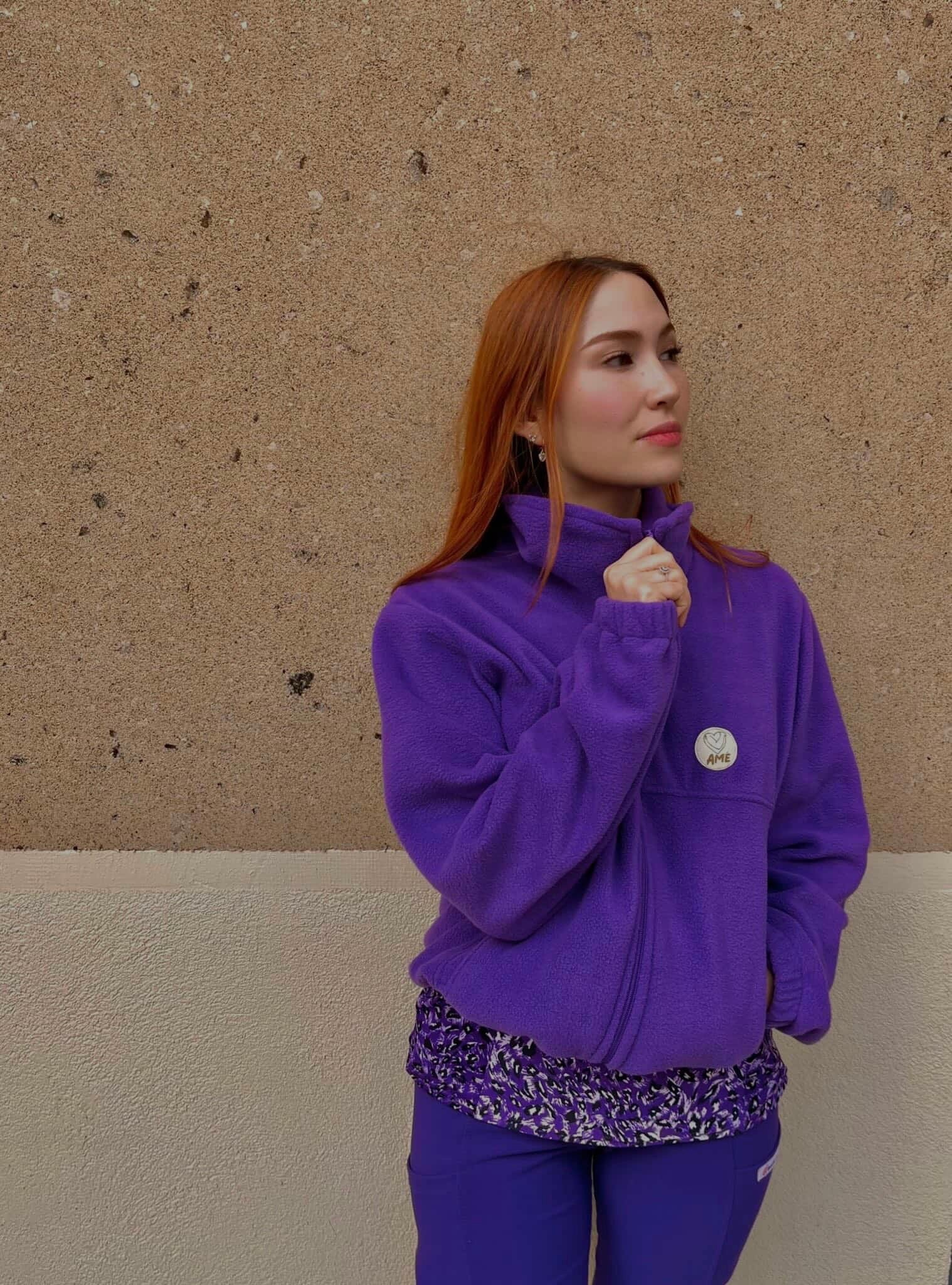 Polar montaña morado
